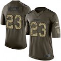 Los Angeles Chargers #23 Dexter McCoil Elite Green Salute to Service NFL Jersey
