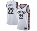 Brooklyn Nets #22 Caris LeVert Authentic White Basketball Jersey - 2019-20 City Edition