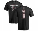 Atlanta Falcons #65 Brandon Fusco Black Backer T-Shirt