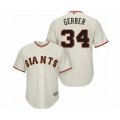 San Francisco Giants #34 Mike Gerber Authentic Cream Home Cool Base Baseball Player Jersey