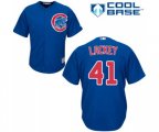 Chicago Cubs #41 John Lackey Replica Royal Blue Alternate Cool Base Baseball Jersey
