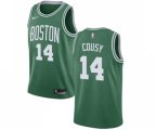 Nike Boston Celtics #14 Bob Cousy Swingman Green(White No.) Road NBA Jersey - Icon Edition