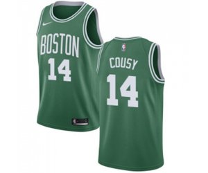 Nike Boston Celtics #14 Bob Cousy Swingman Green(White No.) Road NBA Jersey - Icon Edition