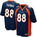 Denver Broncos #88 Demaryius Thomas Game Navy Blue Alternate NFL Jersey