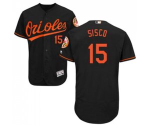 Baltimore Orioles #15 Chance Sisco Black Alternate Flex Base Authentic Collection Baseball Jersey