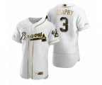 Atlanta Braves #3 Dale Murphy Nike White Authentic Golden Edition Jersey