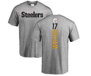 Pittsburgh Steelers #17 Joe Gilliam Ash Backer T-Shirt