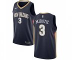 New Orleans Pelicans #3 Nikola Mirotic Swingman Navy Blue NBA Jersey - Icon Edition