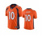 Denver Broncos #10 Jerry Jeudy Orange 2020 NFL Draft Vapor Limited Jersey