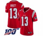 New England Patriots #13 Phillip Dorsett Limited Red Inverted Legend 100th Season Football Jersey