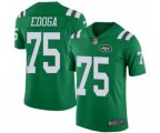 New York Jets #75 Chuma Edoga Limited Green Rush Vapor Untouchable Football Jersey