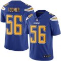 Los Angeles Chargers #56 Korey Toomer Limited Electric Blue Rush Vapor Untouchable NFL Jersey