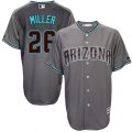 Arizona Diamondbacks #26 Shelby Miller Replica Gray Turquoise Cool Base MLB Jersey