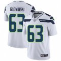 Seattle Seahawks #63 Mark Glowinski White Vapor Untouchable Limited Player NFL Jersey