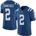 Indianapolis Colts #2 Rigoberto Sanchez Limited Royal Blue Rush Vapor Untouchable NFL Jersey