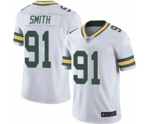 Green Bay Packers #91 Preston Smith White Vapor Untouchable Limited Player Football Jersey