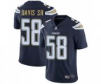 Los Angeles Chargers #58 Thomas Davis Sr Navy Blue Team Color Vapor Untouchable Limited Player Football Jersey