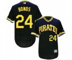 Pittsburgh Pirates #24 Barry Bonds Black Flexbase Authentic Collection Cooperstown Baseball Jersey
