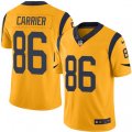 Los Angeles Rams #86 Derek Carrier Limited Gold Rush Vapor Untouchable NFL Jersey