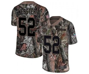 Pittsburgh Steelers #52 Mike Webster Camo Rush Realtree Limited Football Jersey