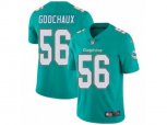 Miami Dolphins #56 Davon Godchaux Aqua Green Team Color Vapor Untouchable Limited Player NFL Jersey