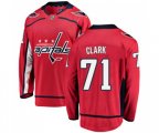 Washington Capitals #71 Kody Clark Fanatics Branded Red Home Breakaway NHL Jersey