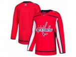 Washington Capitals Blank Red Home Authentic Stitched NHL Jersey