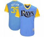 Tampa Bay Rays #39 Kevin Kiermaier Outlaw Authentic Light Blue 2017 Players Weekend Baseball Jersey