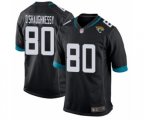 Jacksonville Jaguars #80 James O'Shaughnessy Game Black Team Color Football Jersey