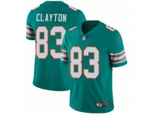 Miami Dolphins #83 Mark Clayton Vapor Untouchable Limited Aqua Green Alternate NFL Jersey