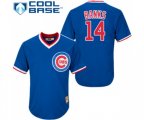 Chicago Cubs #14 Ernie Banks Authentic Royal Blue Cooperstown Baseball Jersey