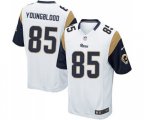 Los Angeles Rams #85 Jack Youngblood Game White Football Jersey