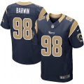 Los Angeles Rams #98 Connor Barwin Navy Blue Team Color Vapor Untouchable Elite Player NFL Jersey