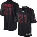 San Francisco 49ers #21 Deion Sanders Limited Black Impact NFL Jersey
