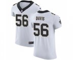 New Orleans Saints #56 DeMario Davis White Vapor Untouchable Elite Player Football Jersey
