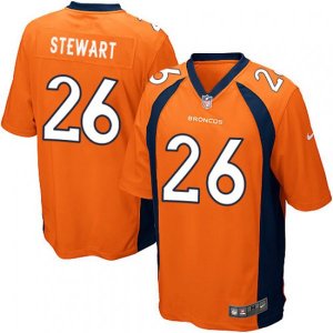Denver Broncos #26 Darian Stewart Game Orange Team Color NFL Jersey
