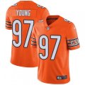 Chicago Bears #97 Willie Young Limited Orange Rush Vapor Untouchable NFL Jersey