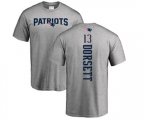 New England Patriots #13 Phillip Dorsett Ash Backer T-Shirt