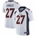 Denver Broncos #27 Brendan Langley White Vapor Untouchable Limited Player NFL Jersey