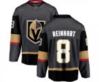 Vegas Golden Knights #8 Griffin Reinhart Authentic Black Home Fanatics Branded Breakaway NHL Jersey