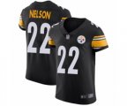 Pittsburgh Steelers #22 Steven Nelson Black Team Color Vapor Untouchable Elite Player Football Jersey
