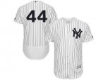 New York Yankees #44 Reggie Jackson White Navy Flexbase Authentic Collection MLB Jersey