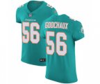 Miami Dolphins #56 Davon Godchaux Elite Aqua Green Team Color Football Jersey