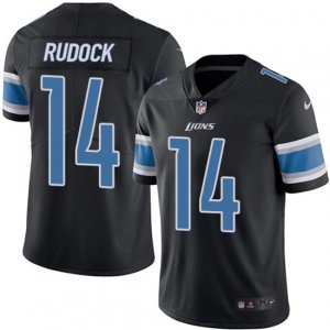 Detroit Lions #14 Jake Rudock Limited Black Rush Vapor Untouchable NFL Jersey