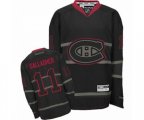 Montreal Canadiens #11 Brendan Gallagher Authentic Black Ice NHL Jersey