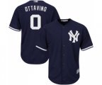 New York Yankees #0 Adam Ottavino Replica Navy Blue Alternate Baseball Jersey