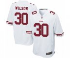 San Francisco 49ers #30 Jeff Wilson Game White Football Jersey