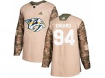 Nashville Predators #94 Samuel Girard Camo Authentic Veterans Day Stitched NHL Jersey