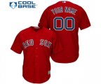 Boston Red Sox Customized Replica Red Alternate Home Cool Base Baseball Jersey