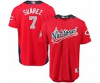 Cincinnati Reds #7 Eugenio Suarez Game Red National League 2018 MLB All-Star MLB Jersey